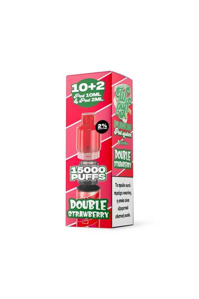 Liquideo Wpuff Ανταλλακτικό Κάψουλα 10+2ml Διπλή Φράουλα