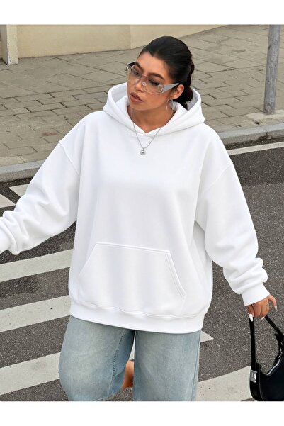BENROMA 3 Yarn Combed Cotton Plus Size Unisex Sweatshirt Me1