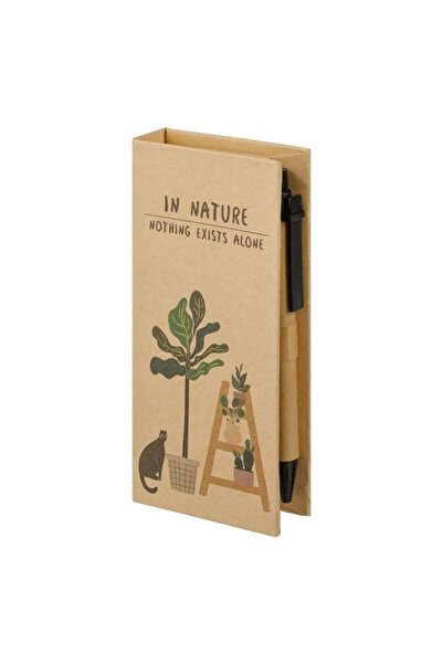 CATIANO Set de notițe adezive craft cu husă și pix 7x2x15.5cm