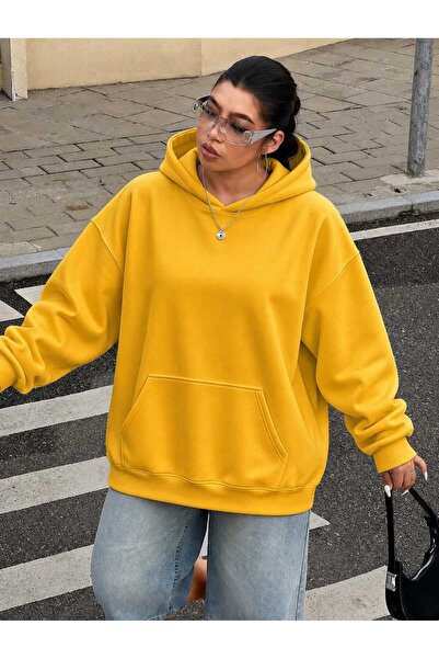 BENROMA 3 Yarn Combed Cotton Plus Size Unisex Sweatshirt Me1