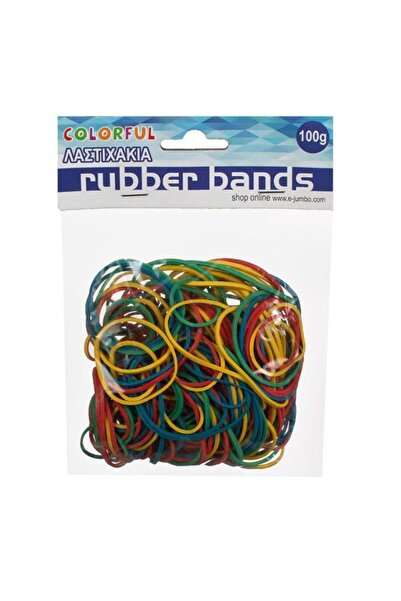 CATIANO Elastice de Birou Diferite Culori 3 Marimi - 100g