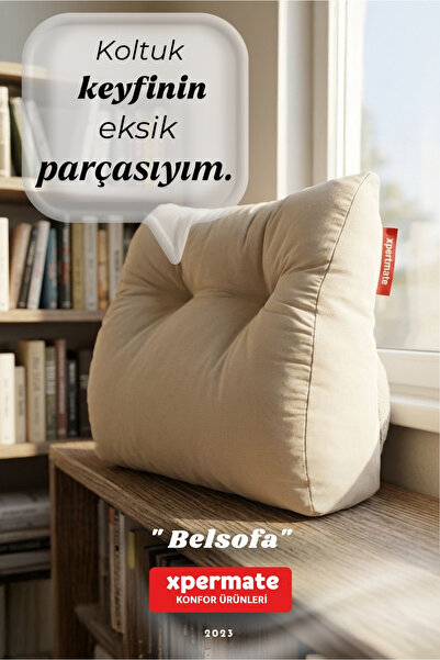 XPERMATE Pernă de susținere pentru talie și spate Belsofa, pernă pentru spate...