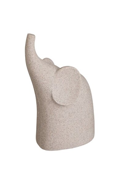 CATIANO Figurina Decorativa Elefant Bej 10x6,5x19,5cm