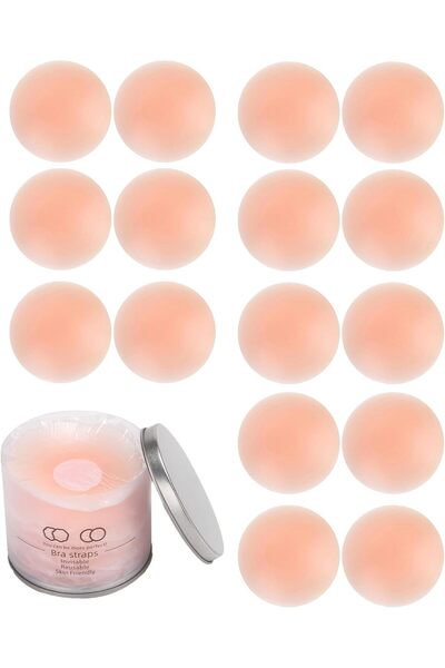 Zayla 8 Pairs Nipple Covers No show Reusable Adhesive Silicone Pasties