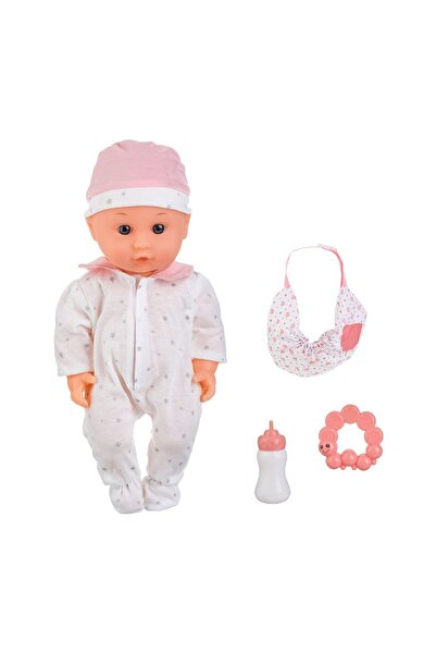 OEM Păpușă Bebe cu Marsupiu și Accesorii, Corp Moale, 30cm, Set Creativ pentr...