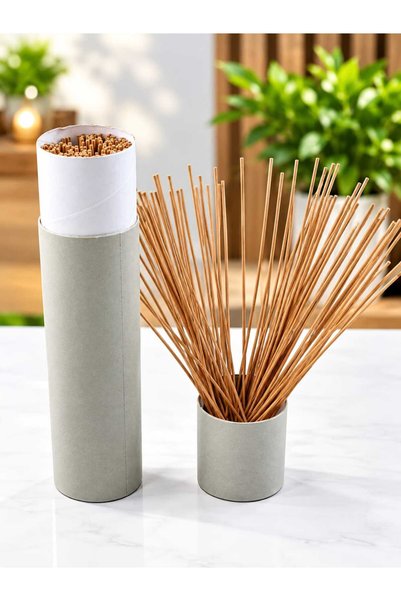 Generic Brand 400 قطعة من أعواد البخور العود مع أنبوب تخزين واقي