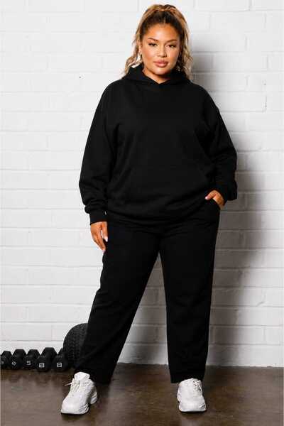 BENROMA 3 Yarn Combed Cotton Plus Size Unisex Sweatshirt Mw1