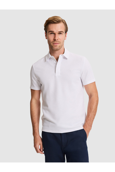 Cacharel White Slim Fit T-Shirt 50328358-Vr013