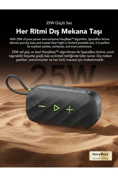oraimo Bluetooth Hoparlör OBS-680 GRAPHITE BLACK