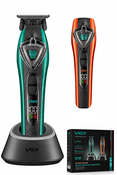 VGR Voyager V-884T Profesyonel Sakal ve Ense Çizim Tıraş Makinesi, 8000 RPM B...