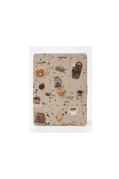 Generic Apple protective case for iPad 3D Figure Tablet ipad air 1\2 \9.7 beige
