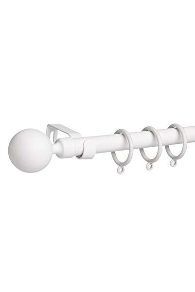 CATIANO Galerie pentru Perdele Extensibila Metalica Off White Mata 110-210cm