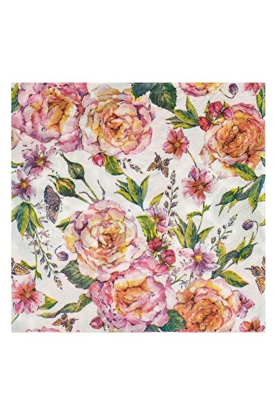 CATIANO Servetele de Masa cu 2 Straturi Trandafiri Color 33x33cm - 20buc
