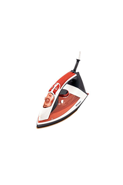 Sharp مكواة بخارية بتحكم رقمي 2800 واط مع قاعدة سيراميك لؤلؤية