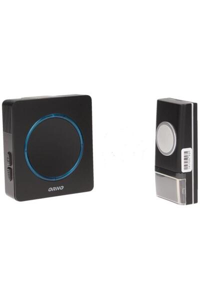 Orno OR-DB-YK-118 Wireless Battery Doorbell, 100 m Range, 90 dB, Black