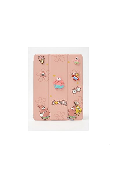 Generic Apple protective case for iPad 3D Figure Tablet ipad air 1\2 \9.7 pink
