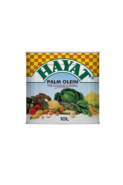 Hayat Palm Olein Pure Vegetable Oil 10 L