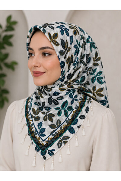 BUTİKBEGENN Kaliteli Pamuklu 110-110 cm Yazma