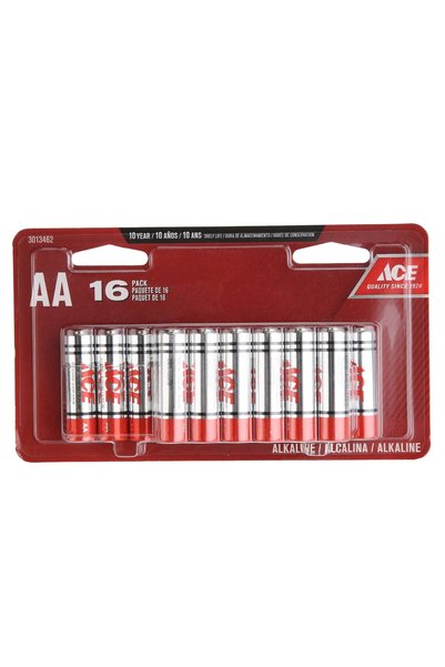 ACE AA Alkaline Battery Pack (16 Pc.)