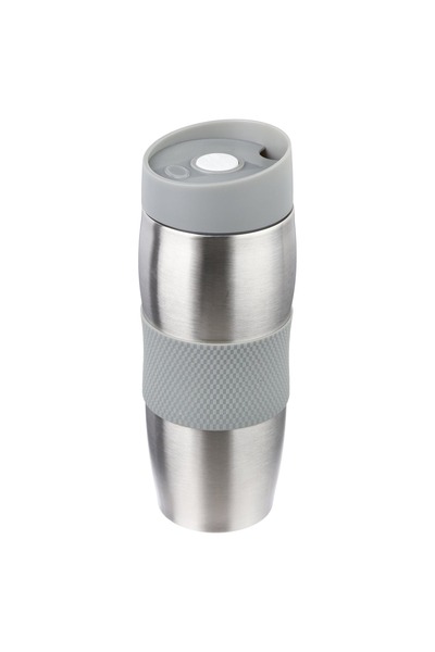 5FIVE Stainless Steel Insulated Travel Mug (350 ml, Gray)