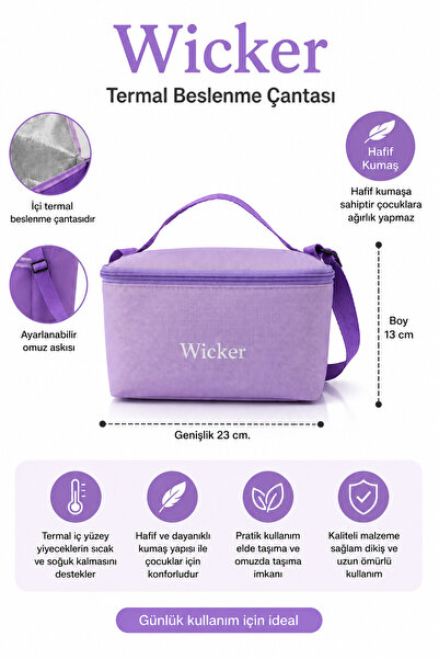 Wickerbag Beslenme çantası.