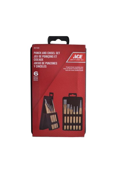 ACE Steel Punch & Chisel Set (6 Pc.)