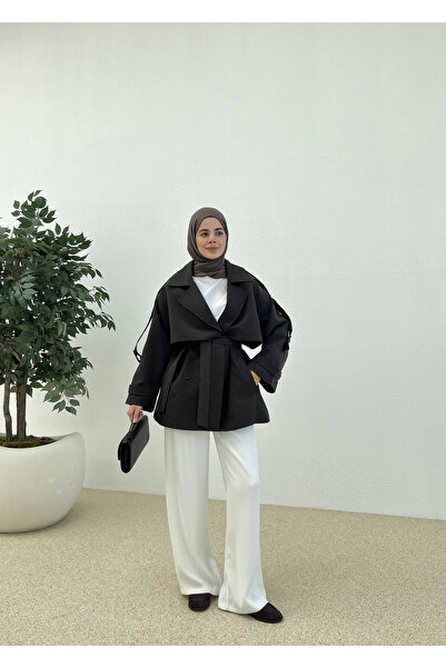 MODA AKSA 7738 PREMİUM KALİTE İNDİTEX TRENÇKOT ACI kahve