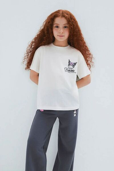 Mavi Kuromi Printed Off-White Girls' T-Shirt M7610413-70057