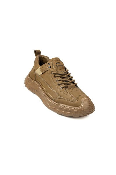 Nobel 6002 Khaki Leather Men's Sports Boots