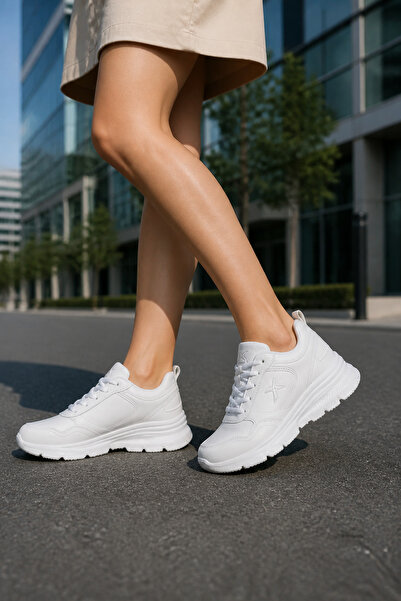 Kinetix Sy-8983 White Women's Daily Sneaker Comfort Casual Anatomical Sports ...