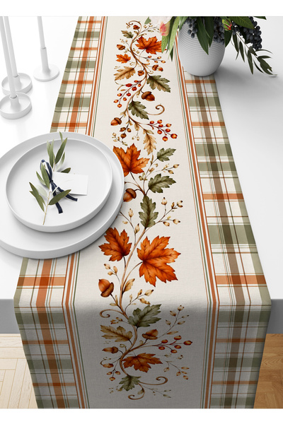 Bertille Home Seria de toamnă 140x40 cm Covor decorativ imprimat digital (Hal...