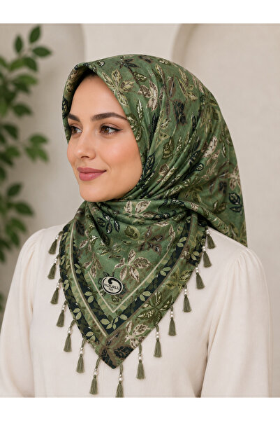 BUTİKBEGENN Kaliteli Pamuklu 110-110 cm Yazma
