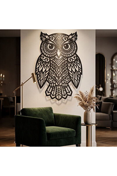 Nocturna | Baykuş | Metal Duvar Tablosu