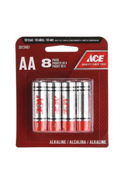 ACE AA Alkaline Battery Pack (8 Pc.)