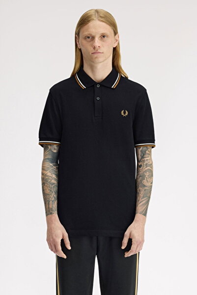 Fred Perry تي شيرت رجالي بياقة بولو