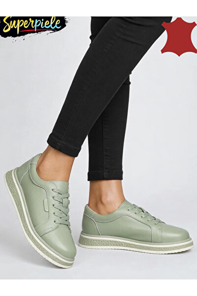 ANGEL BLUE PANTOFI CASUAL DAMĂ COMOZI DIN PIELE NATURALĂ CU ȘIRETURI