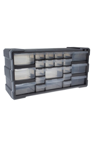 ACE Plastic 22 Drawer Storage Organizer (24 x 15.8 x 49 cm)