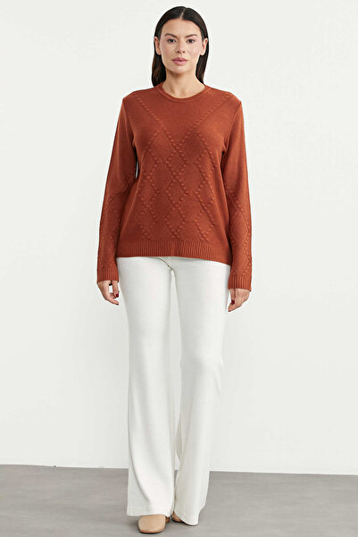 Sementa Baklava Motif Knitwear Sweater - Tile Pattern