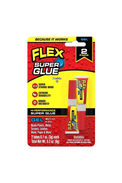 Flex Hi-Performance Gel Super Glue Tube Pack (3 g, 2 Pc.)
