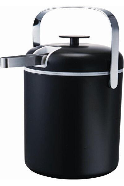 Generic Guest Room Ice Bucket with Lid – Black Insulated Ice Bucket for Hotel...