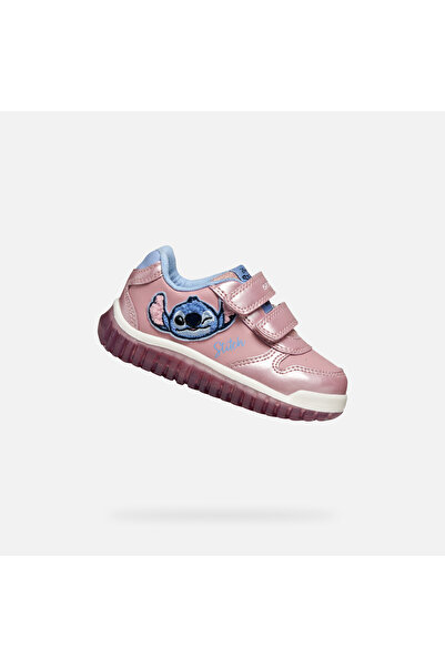 Geox Lightyloo - Pantofi pentru primii pași ai fetelor, Roz