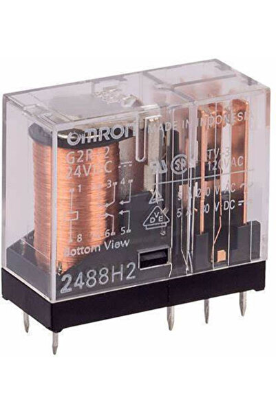 Omron G2r-1-e-12dc Spco Ρελέ Ισχύος 16A 12VDC 8 Πόλων