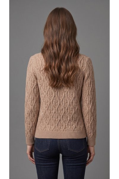 Loopa Women's openwork knit cardigan