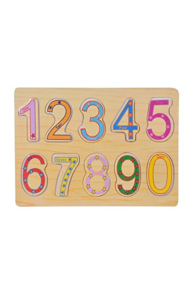 OEM Puzzle de Lemn Cifre (10 piese) - 29x21.5cm – puzzle, cifre/învățare