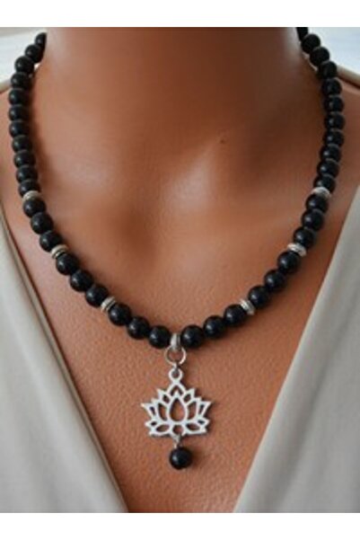 Stoneage Necklace - Silver Color -