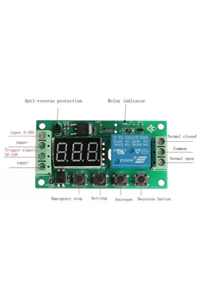 OEM Timer-V4 Μονάδα Ρελέ Χρονοκαθυστέρησης 12V με Οθόνη LED