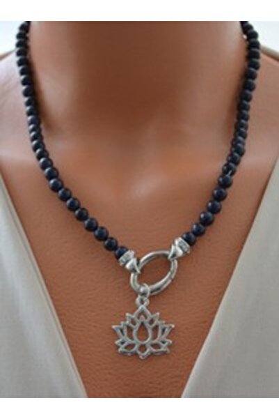 Stoneage Necklace - Silver Color -