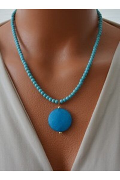 Stoneage Necklace - Blue -