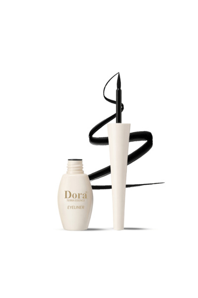 DORA Liquid Black Eyeliner, Fixed and Clump-Resistant, Waterproof Eye Kohl fo...