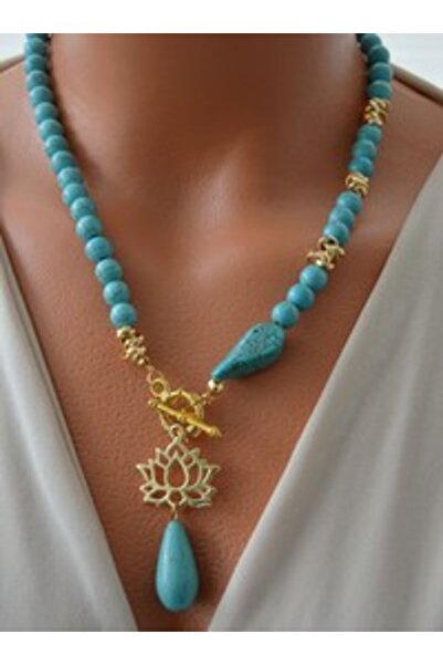 Stoneage Necklace - Silver Color -